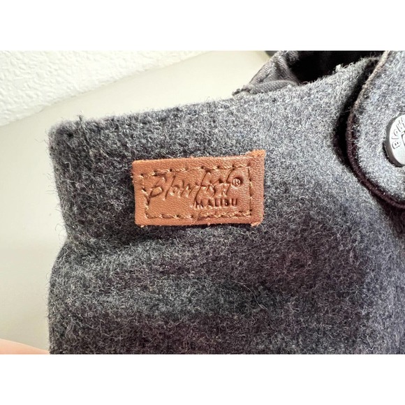 Blowfish Shoes Womens Size 10 M Mabbit Flannel High Top Side Zip Gray - Picture 9 of 10